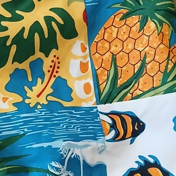 Boys 2T Gymboree Hawaiian Patchwork Tropical Swim Trunks - Picture 4 of 5